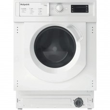 Hotpoint BIWDHG75148 SUPER SILENT Built-in Washer Dryer, 7kg/5kg Wash/Dry, 1400
